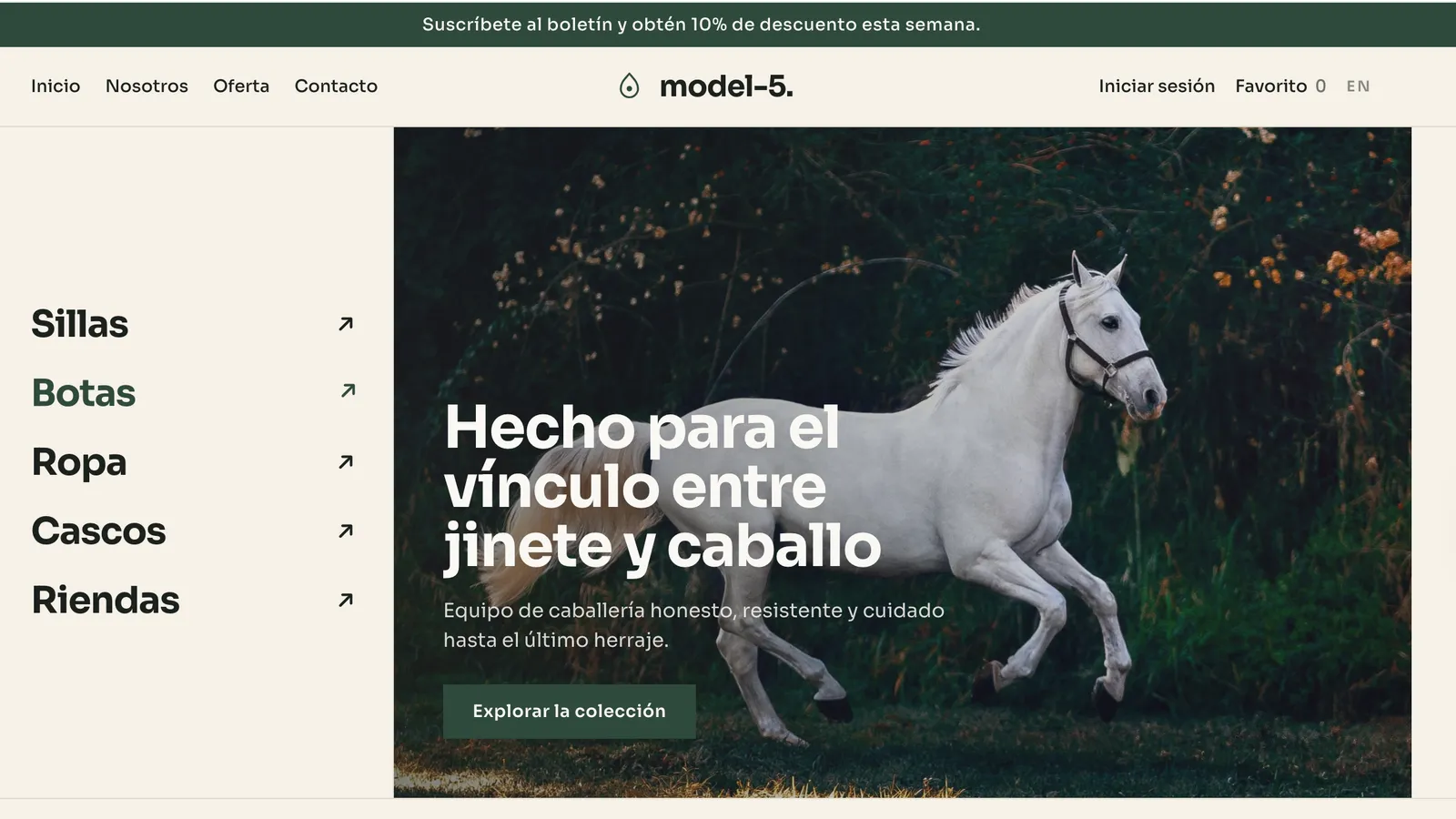 Equipo Ecuestre y Ropa de Montar